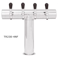 "T" Tower, Terra (No Flange), 3 to 6 Faucets, 3 3/16" Column, Glycol Cooled